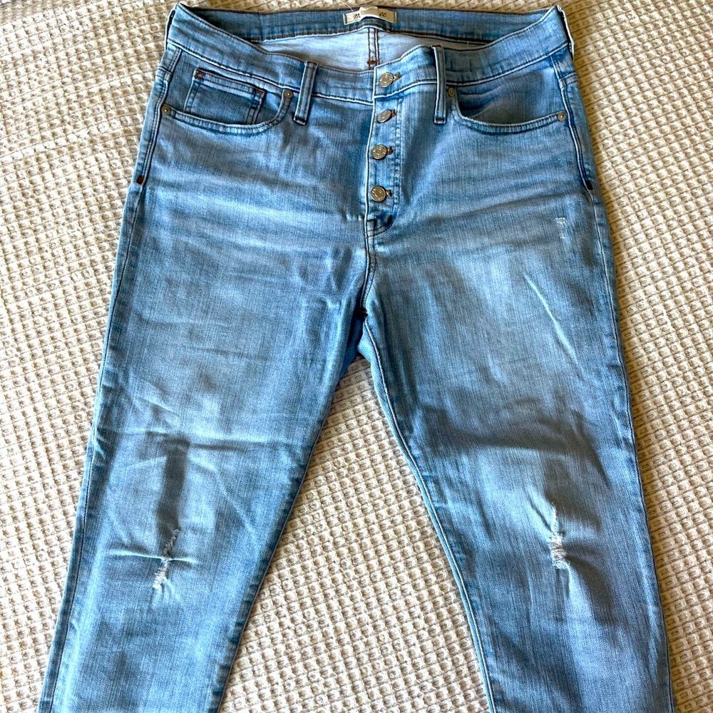 Madewell 9’ inch High rise Skinny